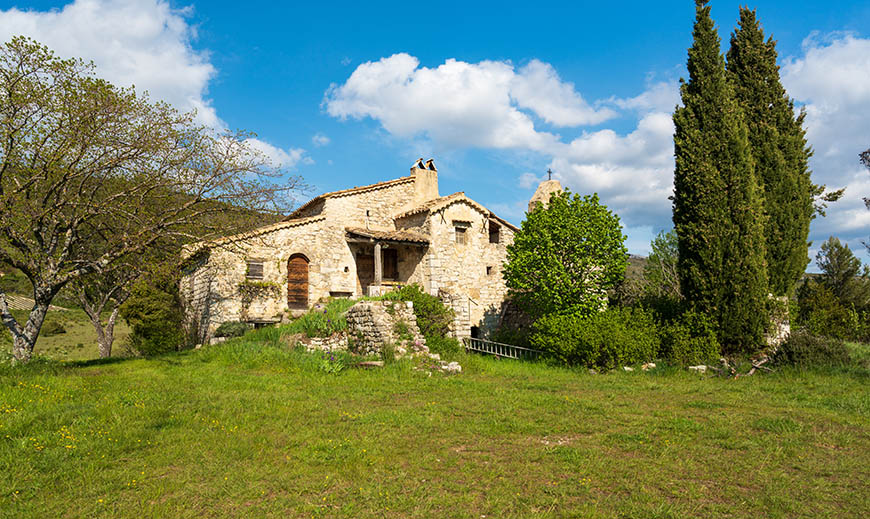 vue extrieure de l'Abbaye de Bodon